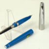 Pilot Vintage classic teal barrel fountain pen - 14K solid gold Fine nib - Mint - Image 2