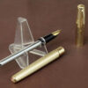 Vintage pilot super family golden fountain pen with 23K gold plated F nib - clean - Image 2