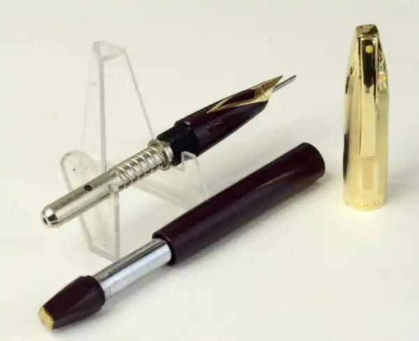 Vintage Sheaffer PFM V  snorkel  fountain pen  with 14K solid gold M nib - Mint - Image 2