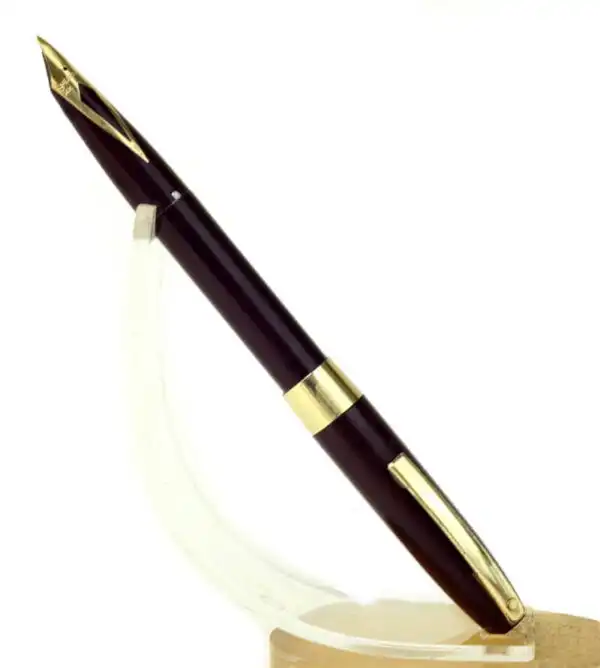 Vintage Sheaffer Imperial IV touchdown fountain pen with 14K solid gold inlaid F nib  - Clean - Image 2