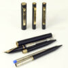 Vintage sheaffer targa 1003 fountain pen ballpoint pencil 3 pcs set  with 14K gold M nib - Mint - Image 2