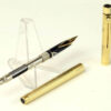Vintage sheaffer targa 1005s slim fountain pen with 14K solid gold broad nib - Mint - Image 2