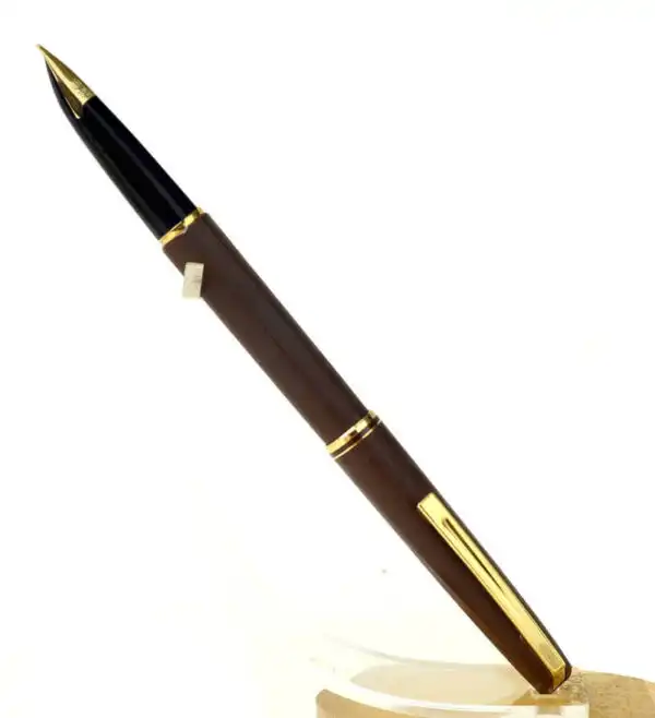 Vintage waterman concorde fountain pen - 18K solid gold M nib - Mint - Image 2