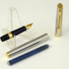 Waterman hemisphere chrome GT fountain pen - 23 gold plated F nib - clean - Image 2