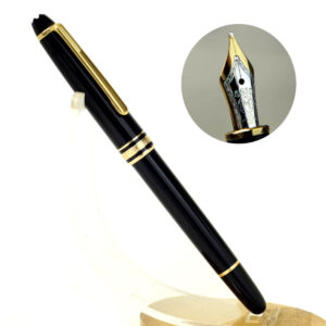 Montblanc Meisterstück 144  fountain pen 14K gold dualtone M nib - Mint