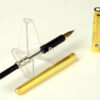 Montblanc Noblesse slimline fountain pen 23K gold coated F nib - NOS - Image 2