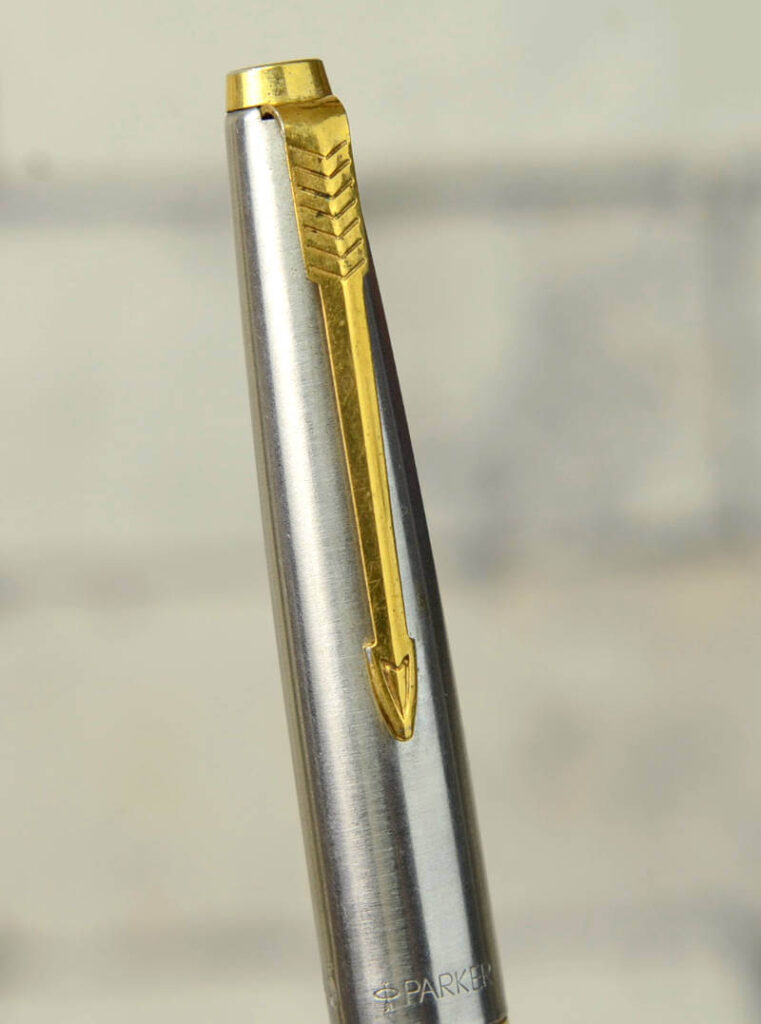 Buy online Parker 45 flighter USA fountain pen with 14K solid gold F nib