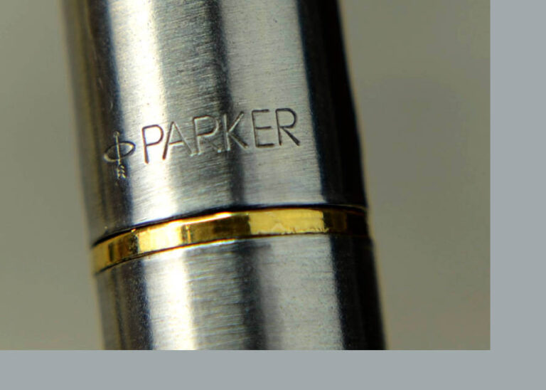 Buy online Parker 45 flighter USA fountain pen with 14K solid gold F nib