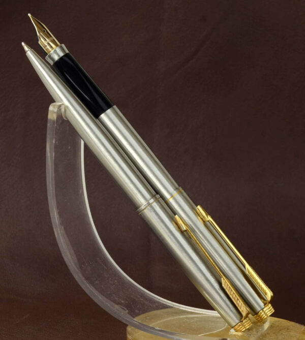 Buy parker 75 set of fountain pen and ballpoint pen with 14K gold nib