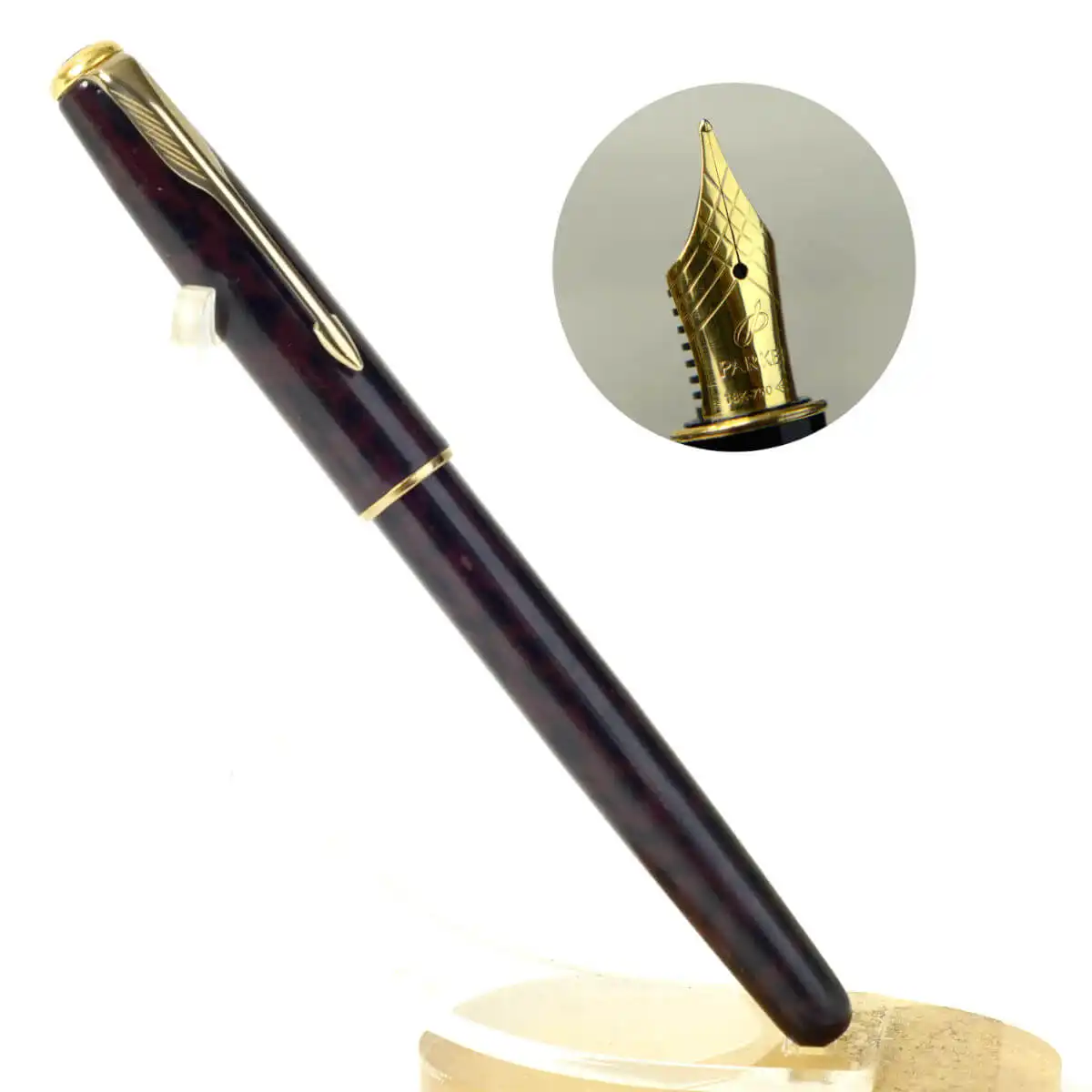 Parker sonnet red marbled