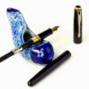 parker sonnet red marbled lacquer fountain pen with 18K solid gold M nib - Clean - Image 2
