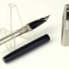 Vintage Sheaffer imperial 440 black barrel fountain pen - inlaid steel F nib -Clean - Image 2