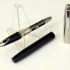 Vintage Sheaffer imperial 440 black barrel fountain pen - inlaid steel M nib - Clean - Image 2