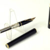 Vintage sheaffer targa 1003 matte black fountain pen with 14K gold Medium Nib  - NOS - Image 2