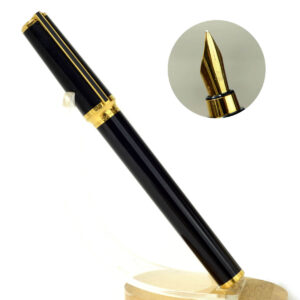 ST Dupont  montparnasse  china lacquer fountain pen 18K 750 solid gold M nib - NOS