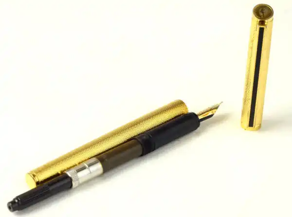 Dunhill gemline  gold filled fountain pen 14K 585 gold B nib - Mint - Image 2