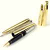 Vintage sheaffer stylist 727 fountain pen and ballpoint set 14K solid gold M nib - Clean - Image 2