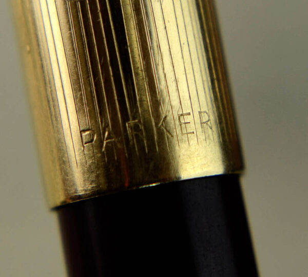Buy Vintage parker 51 burgundy barrel fountain pen with 14K gold F nib