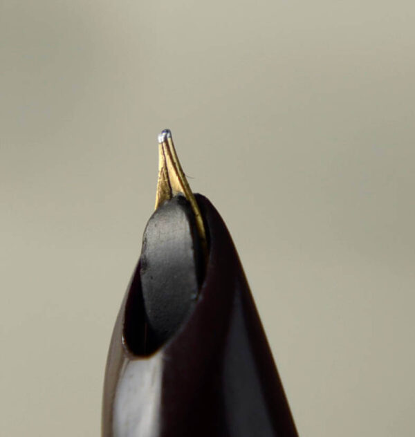 Buy Vintage parker 51 burgundy barrel fountain pen with 14K gold F nib