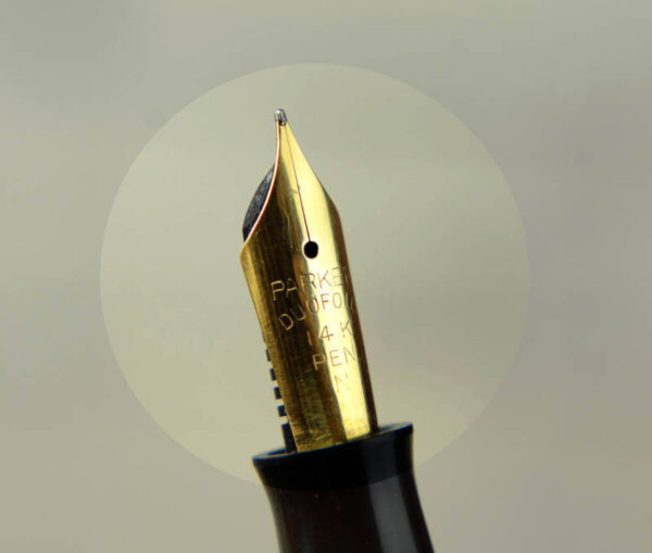Buy parker duofold major button filler fountain pen 14K gold M nib online