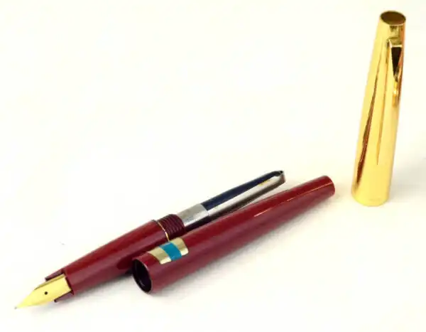 Pilot Vintage Superior 76G3 fountain pen - 23K gold plated F nib  - super mint - Image 2
