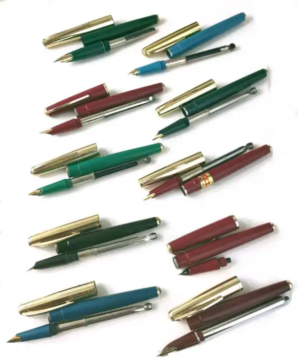 Vintage pilot fountain pens  - Japan made - Used - Image 2