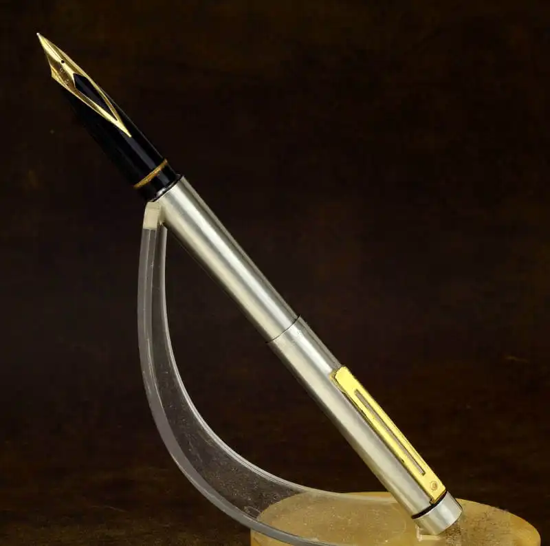 buy online sheaffer targa 1001XG chrome fountain pen with