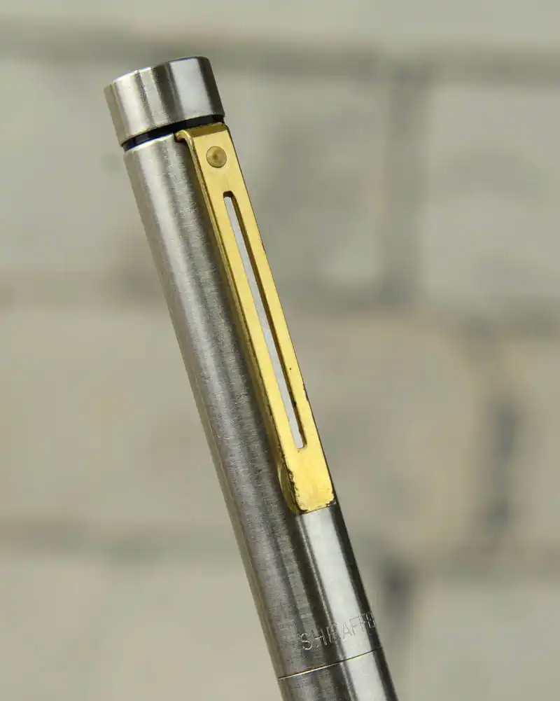 buy online sheaffer targa 1001XG chrome fountain pen with