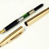 Vintage cross century fountain pen - 14K gold filled barrel and 18K solid gold M nib - Clean - Image 2