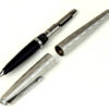 Vintage parker 45 harlequin shield pattern flighter fountain pen with M nib -  rare - Image 2