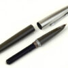 Vintage Parker 61 dove grey fountain pen with 14K Gold M nib  - used - Image 2
