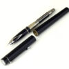 Vintage sheaffer targa 1002 black fountain pen  with calligraphy cut nib - Used - Image 2