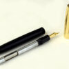 Vintage swan converter filler fountain pen with 14C gold F nib - Used - Image 2