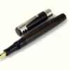 Antique swan safety eyedropper fountain pen with 14C gold M nib - Clean - Image 2