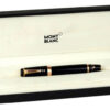 Montblanc boheme retractable fountain pen with Rose gold trim - 14K gold M point nib - Near NOS - Image 2
