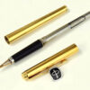 Vintage parker 180 fountain pen with gold filled barrel 14K XF and M dual nib - NOS unused - Image 2
