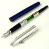 Vintage cross century II sterling silver cap fountain pen - Resin barrel and 18K solid gold nib - Mint - Image 2