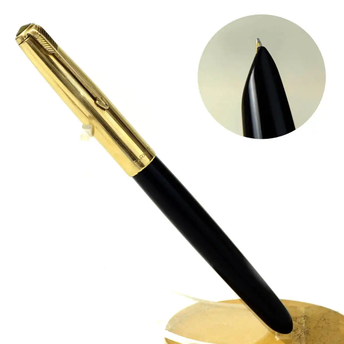 【希少】Parker 51 万年筆　14K ヴィンテージ Buy Vintage parker 51 black barrel fountain pen with 14K gold F nib