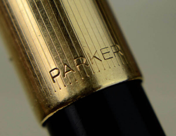 Buy Vintage parker 51 black barrel fountain pen with 14K gold M nib