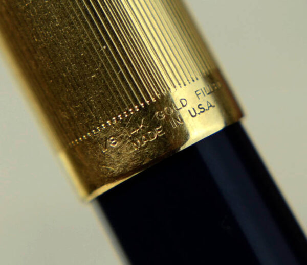 Buy parker 51 custom demonstrator fountain pen set with 14K gold F nib