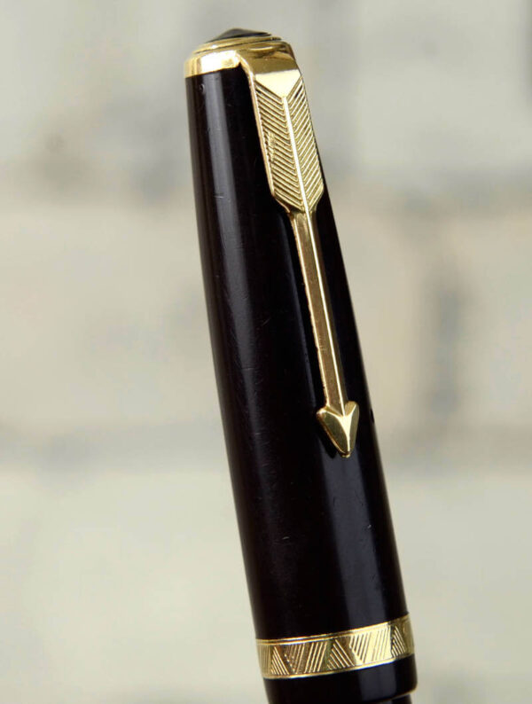 Buy parker duofold button filler fountain pen 14K gold M nib online