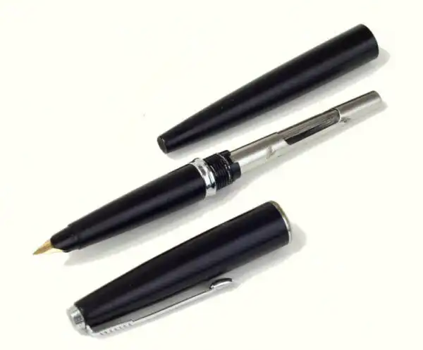 Vintage parker 45 arrow fountain pen 14Karat solid gold M nib - clean - Image 2