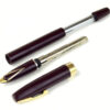 Vintage Sheaffer  800 touchdown fountain pen with 14K solid gold dolphin  F nib  - Clean - Image 2