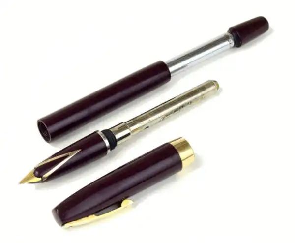 Vintage Sheaffer  800 touchdown fountain pen with 14K solid gold dolphin  F nib  - Clean - Image 2