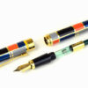 Original Hero 767 multi colour Fountain pen  - gold Plated M nib - Image 2