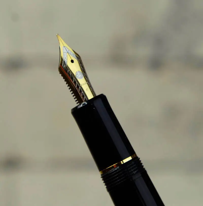 Wingsung 630 Screw Piston Resin Fountain Pen 14K Gold Nib EF/F/B/M Writing
