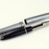Vintage sheaffer lady brused chrome barrel fountain pen with conical M nib - Clean - Image 2
