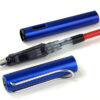 Lamy Alstar metalic blue barrel fountain pen With Steel M nib -  Clean - Image 2