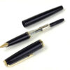 Vintage Montblanc 221 black fountain pen 14K gold B stub nib - Used - Image 2