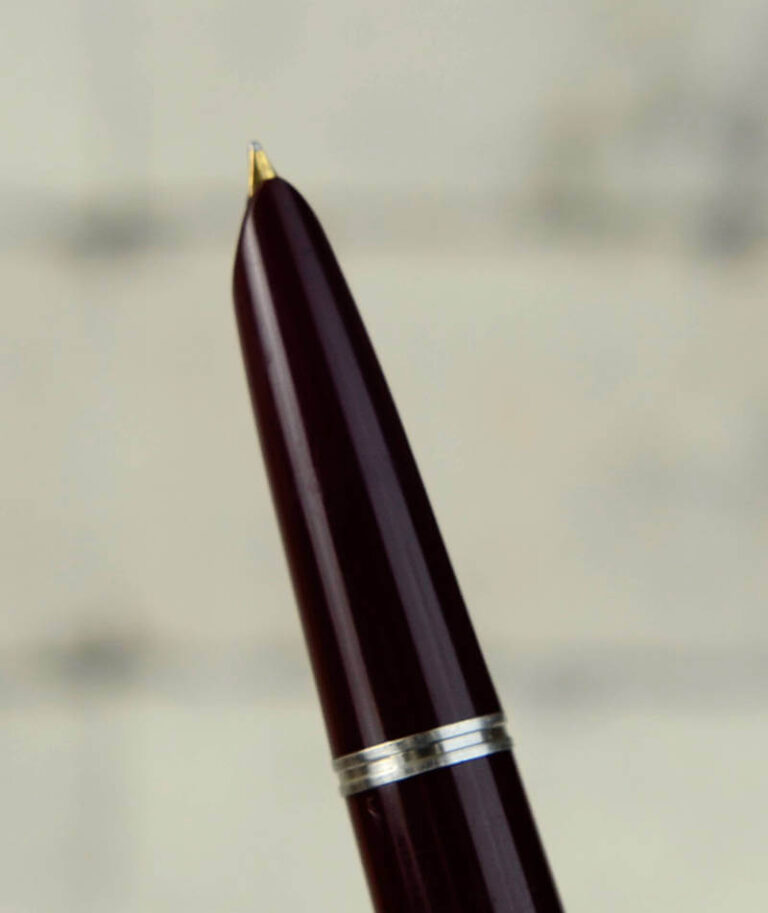 Buy Vintage parker 51 burgundy barrel fountain pen with 14K gold M nib